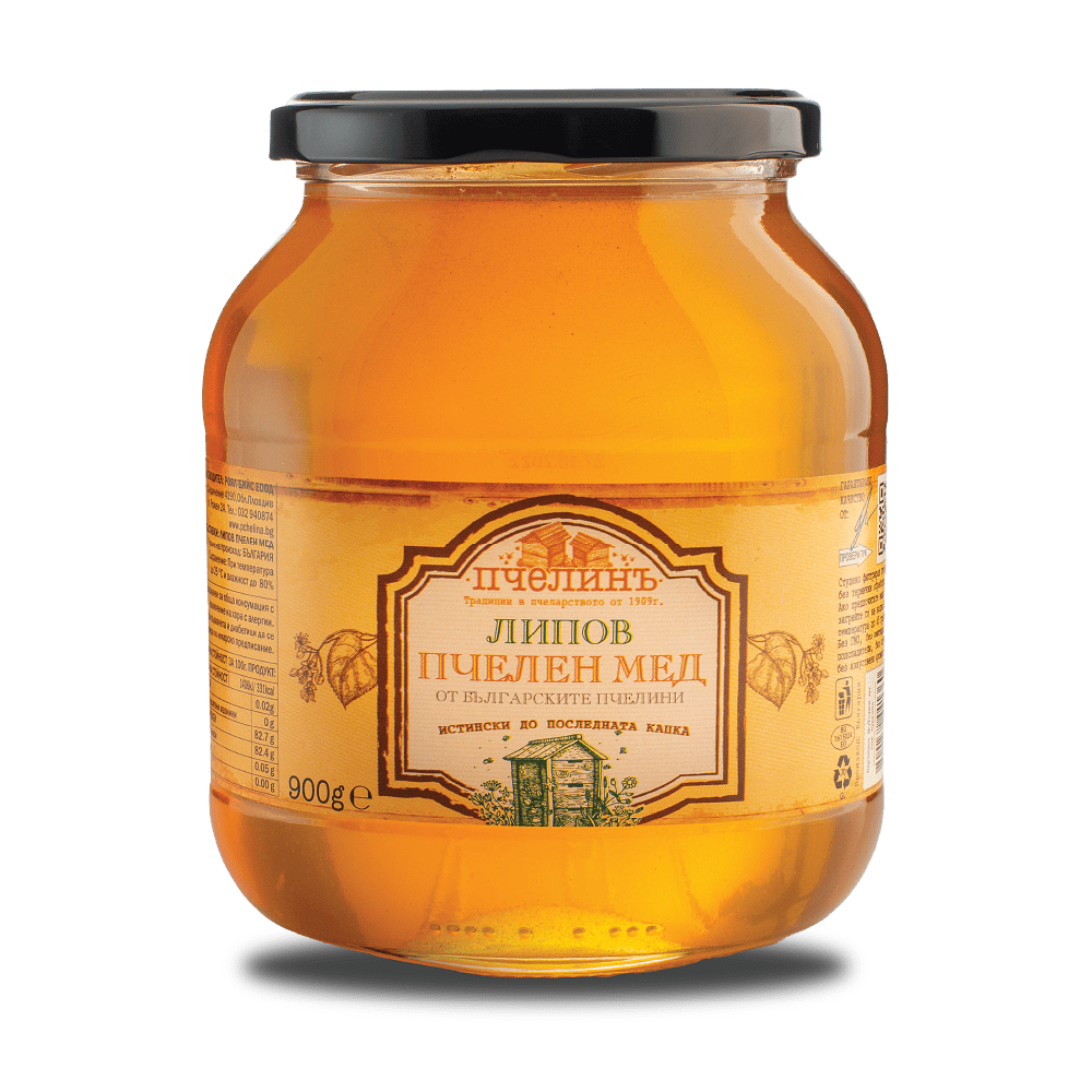 Липов пчелен мед – 900 гр.