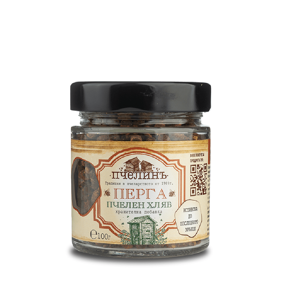Перга “Златото” на пчелния кошер – 100 гр.
