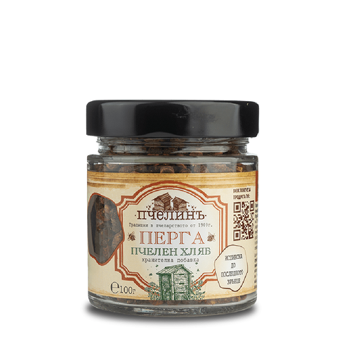 Перга “Златото” на пчелния кошер – 100 гр.
