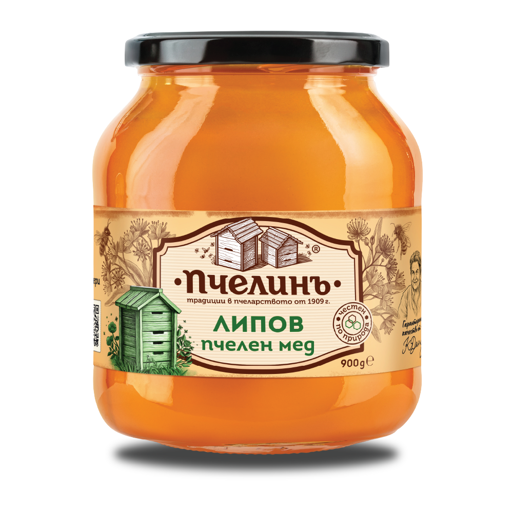 Липов пчелен мед – 900 гр.