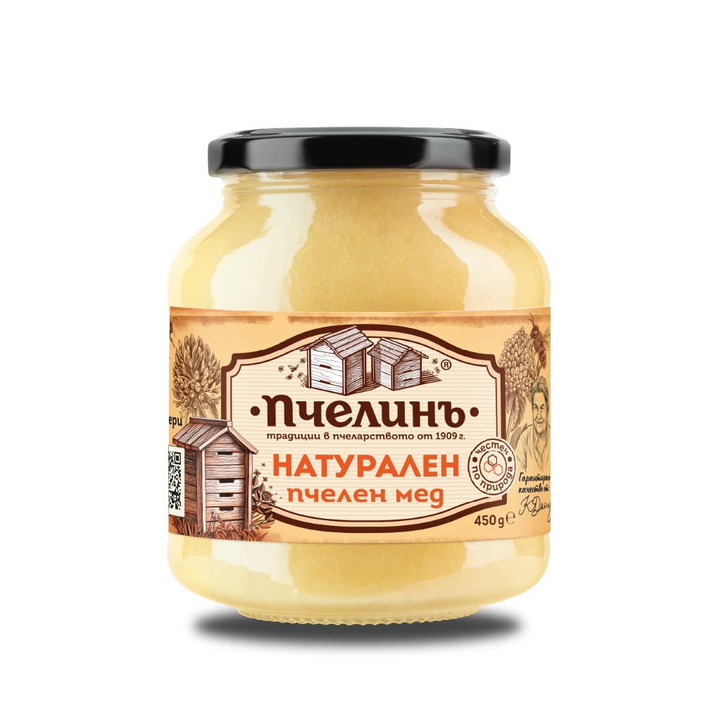 Натурален пчелен мед - 450 гр.