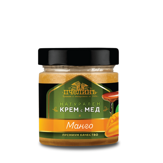 Крем мед с лиофилизирано манго